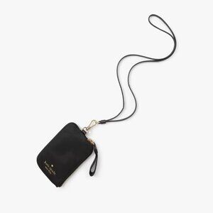 Kate Spade Chelsea Card Case Lanyard BLACK